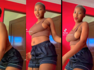 Abuja Olosho give a full cleavage of her boo bs while dancing to Amapiano song Video