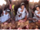 Bride dressed in wedding gown leaves Her Groom waiting in church to go sell meat for her customer (Video)