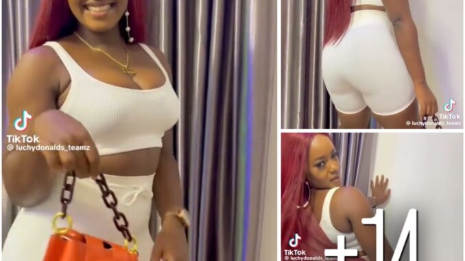 Nollywood Princess Luchy pose to camera sexy to camera in a video (check it out)